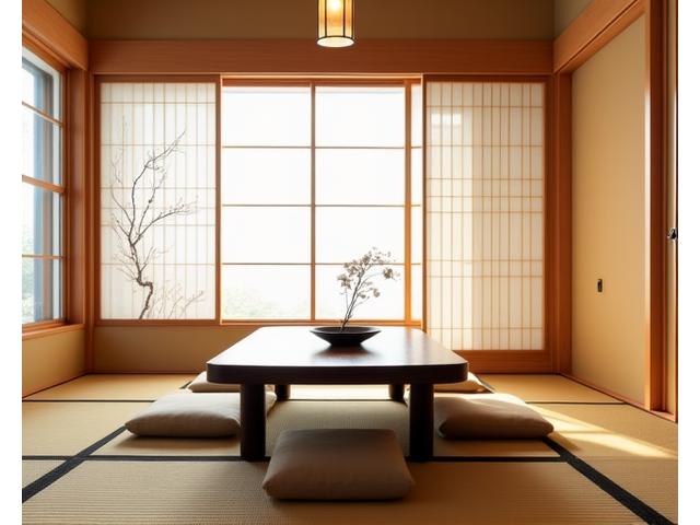 静かで落ち着いた和風の個室