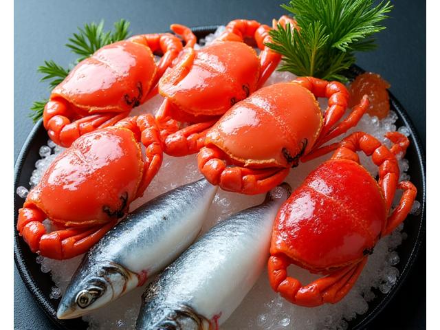 日本海の恵まれた海の幸