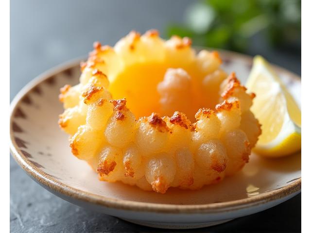 鮑の天ぷら
