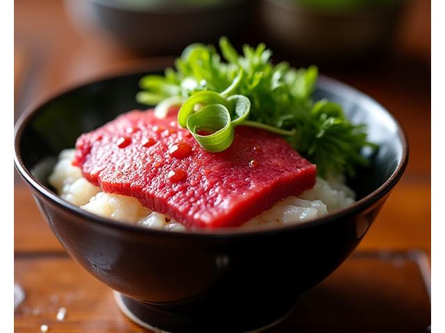 鳥取和牛のミニステーキ丼